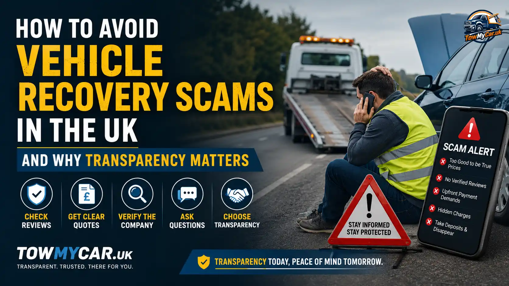 How to Avoid Vehicle Recovery Scams in the UK - thumbnail